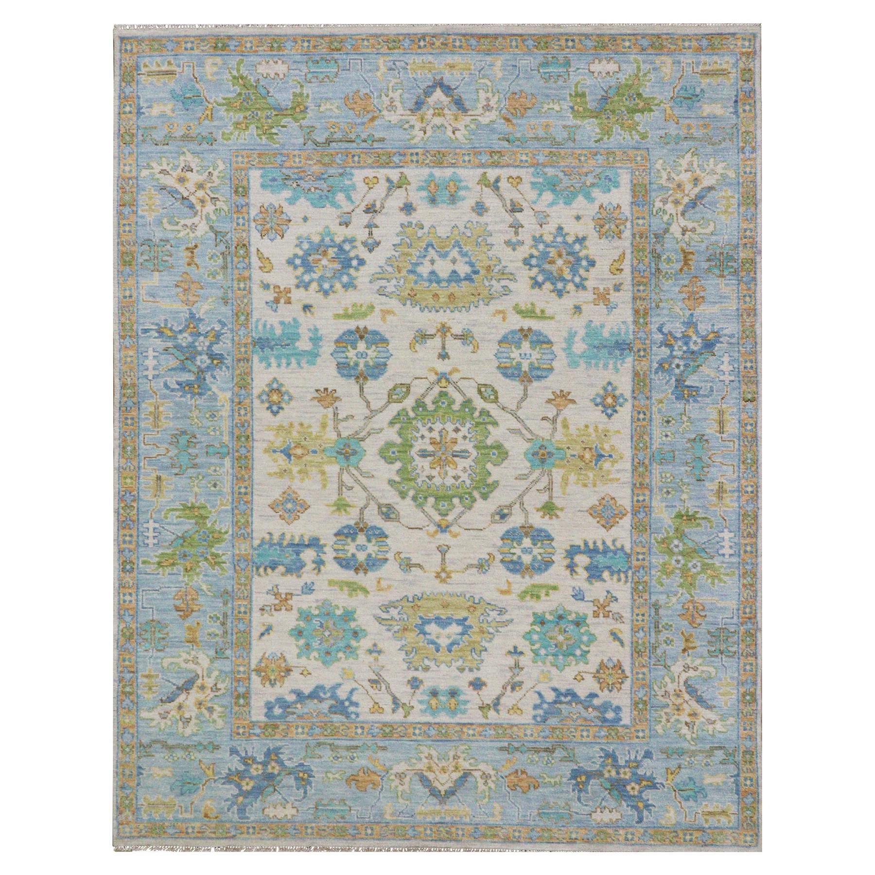 Transitional Wool Hand-Knotted Area Rug 8'3